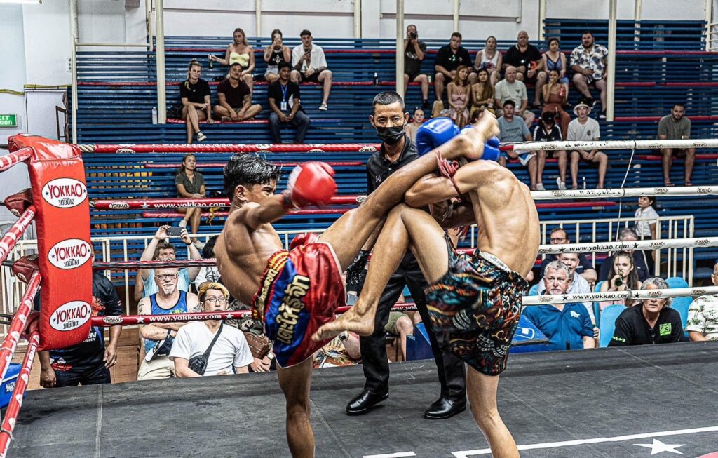 Kicking in Muay Thai