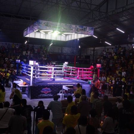 Rawai Bangla Boxing Stadium Night Time