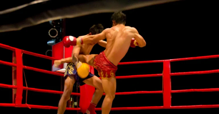 Muay Thai Fighters in a Ring