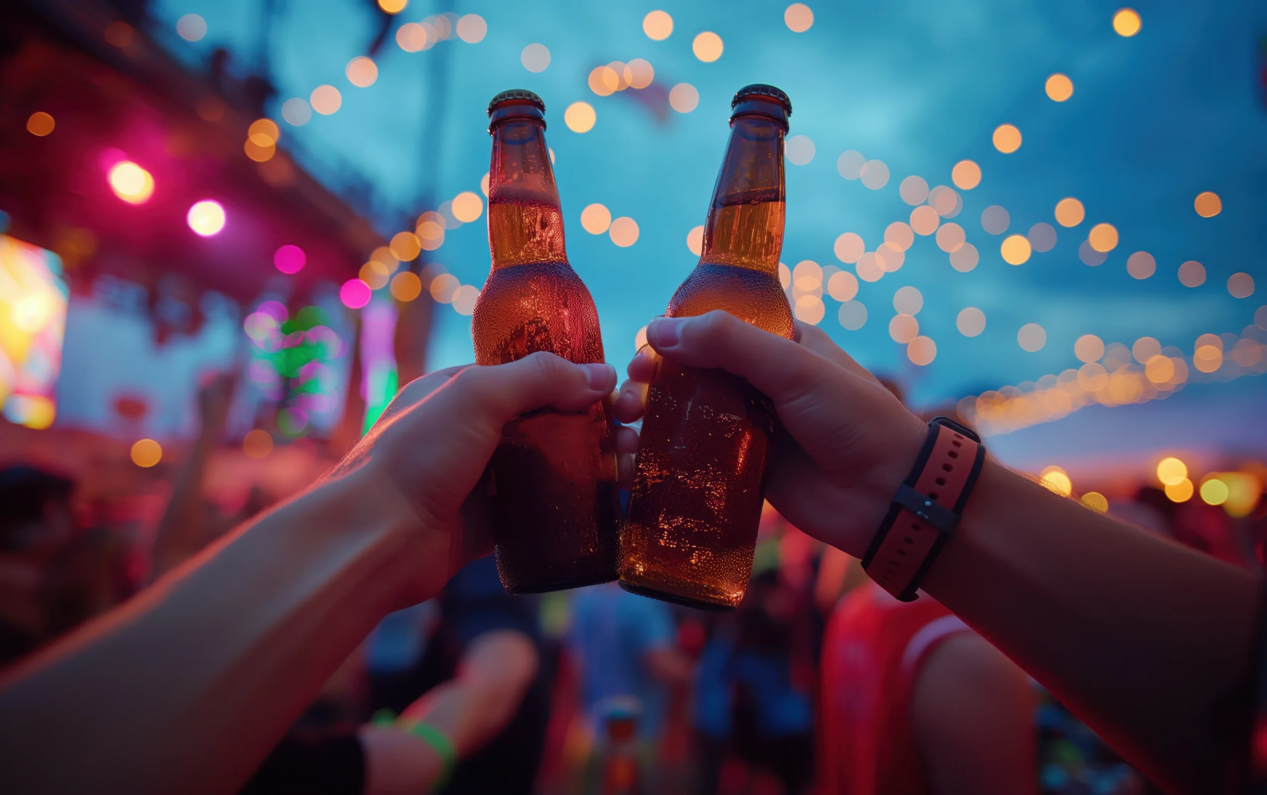friends toasting beer celebrate