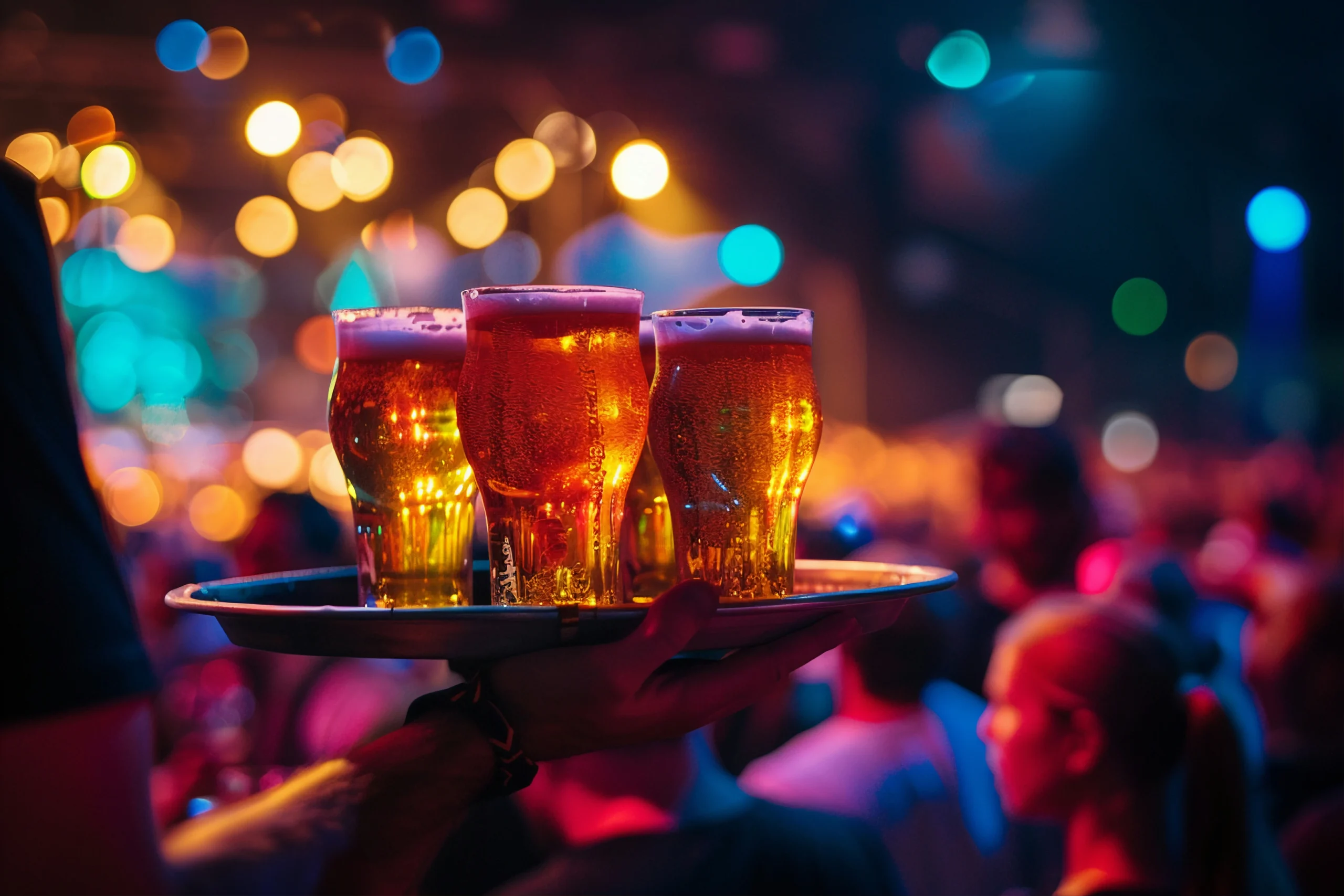 patong bar celebration with beer still life
