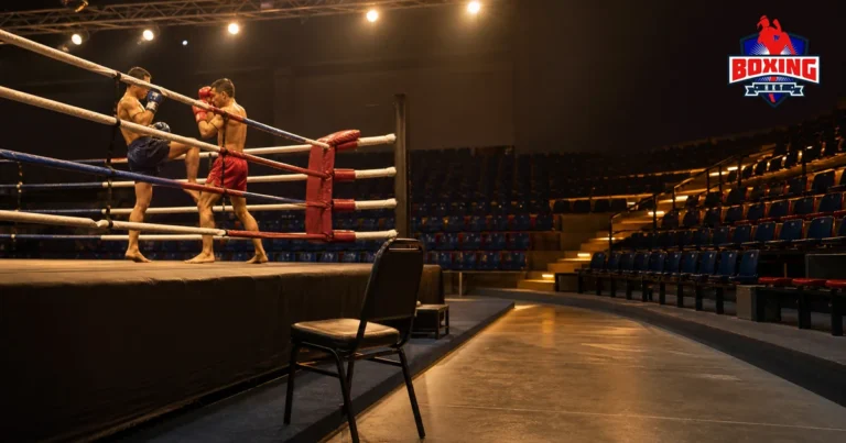 Ringside and Stadium seating positions compared around the ring at Bangla Boxing Stadium