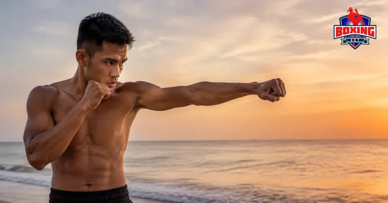 Late afternoon on Patong beach before a fight night at Bangla Boxing Stadium
